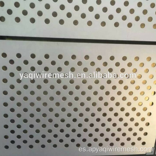 Panel de malla de metal perforado de agujero redondo de acero inoxidable